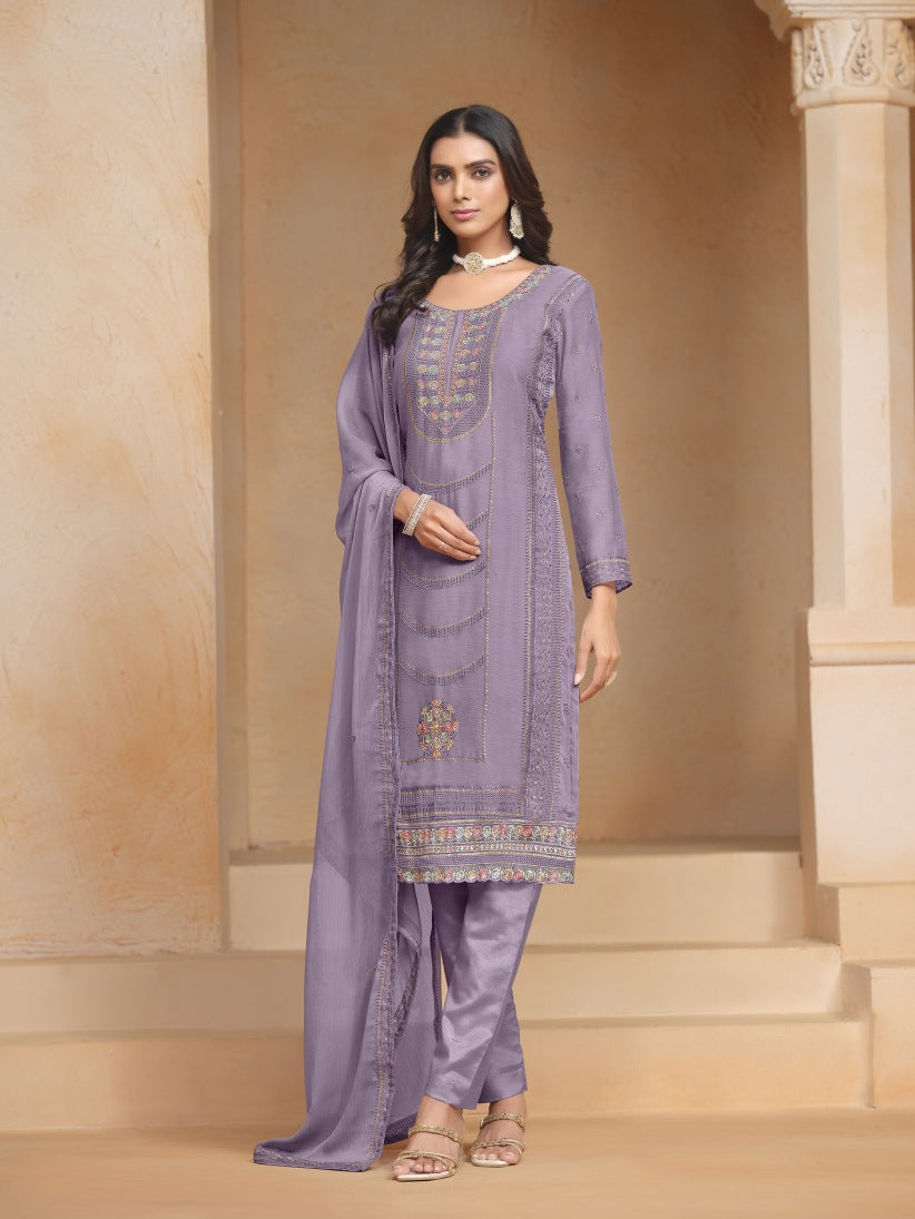 Semi Stitch Salwar Suits (3 Piece )