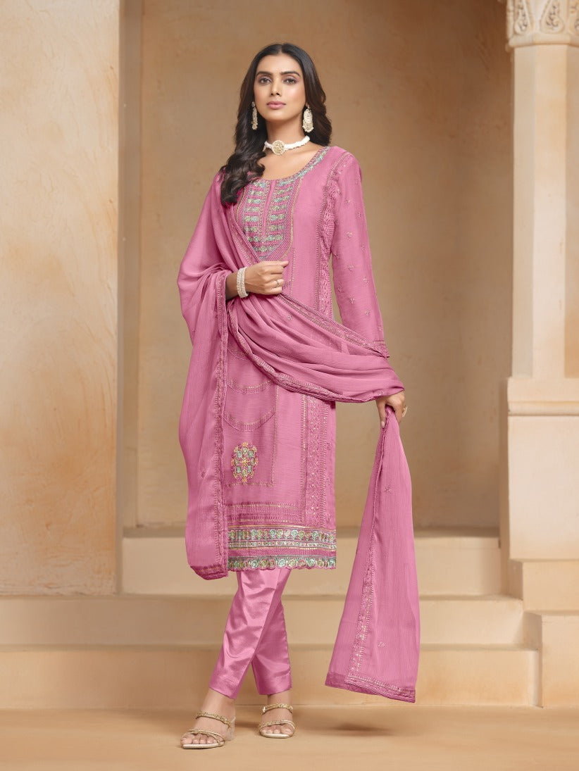 Semi Stitch Salwar Suits (3 Piece )