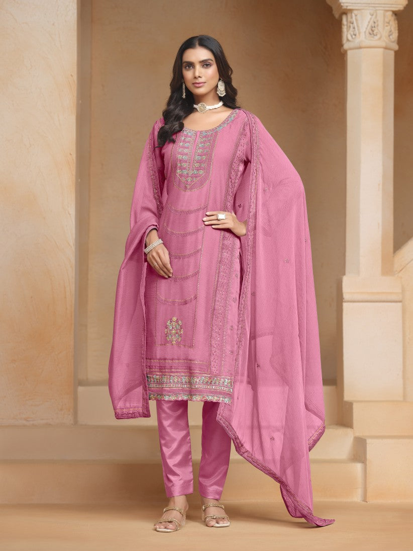 Semi Stitch Salwar Suits (3 Piece )