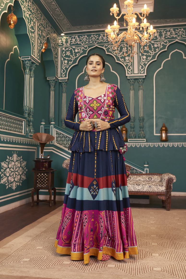 Latest Semi Stitched Lehenga Choli With Duppatta