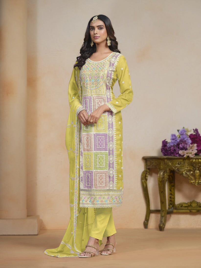 Semi Stitched Salwar Suits