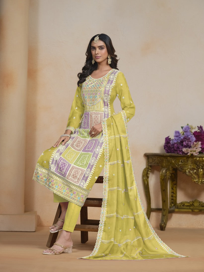 Semi Stitched Salwar Suits