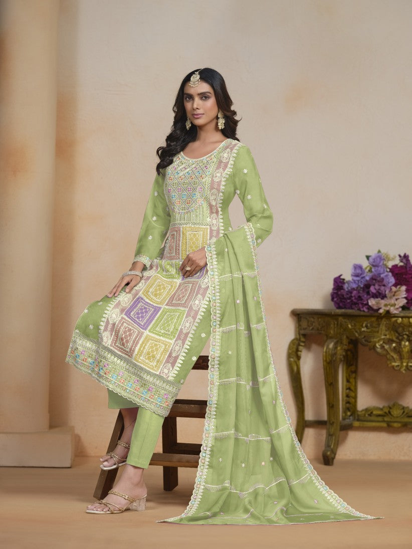 Semi Stitched Salwar Suits