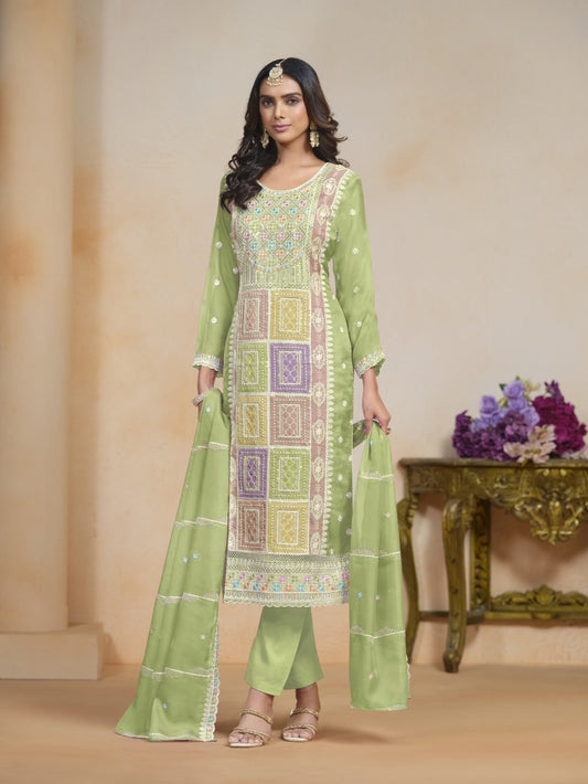 Semi Stitched Salwar Suits