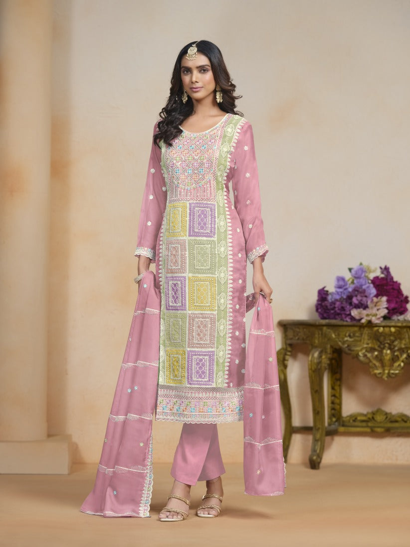 Semi Stitched Salwar Suits