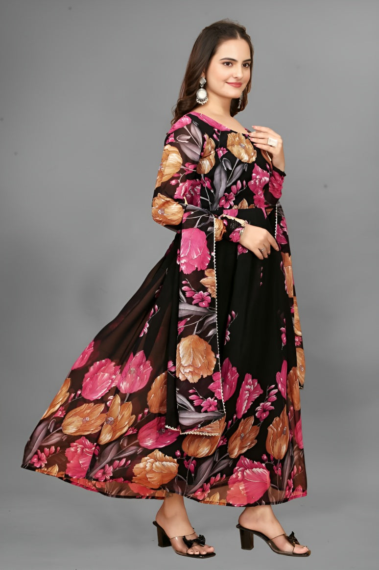 ReadyMade Gown With Duppatta