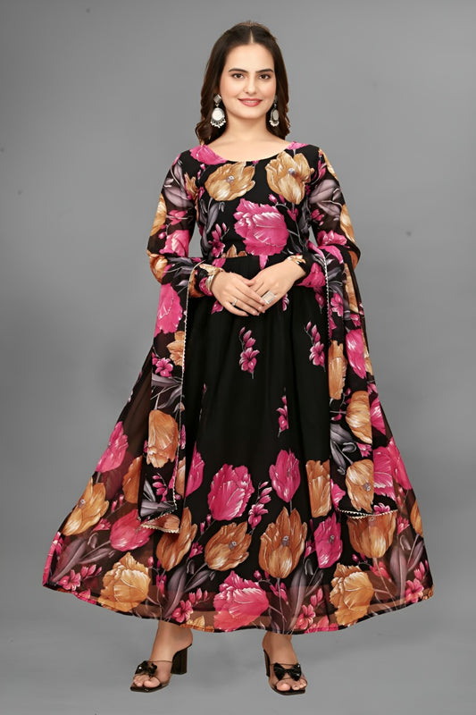 ReadyMade Gown With Duppatta