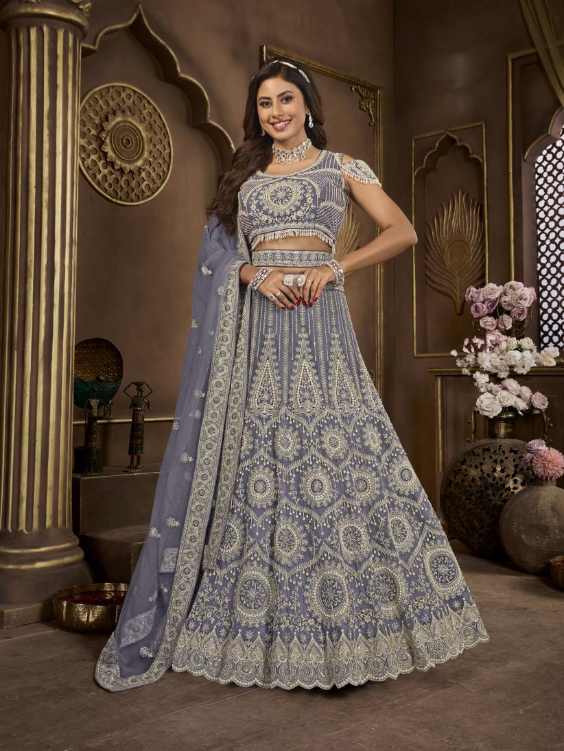 New Semi Stitiched Bridal Lehenga Choli