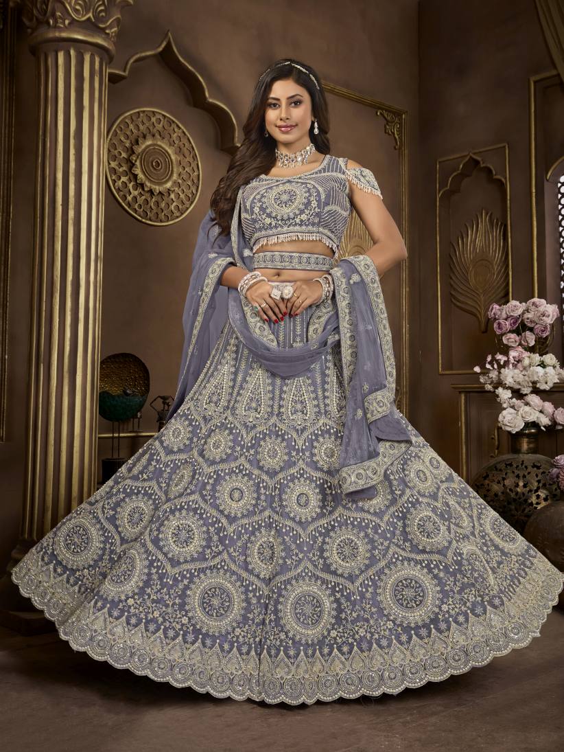 New Semi Stitiched Bridal Lehenga Choli