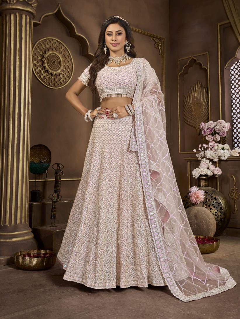 New Semi Stitiched Bridal Lehenga Choli