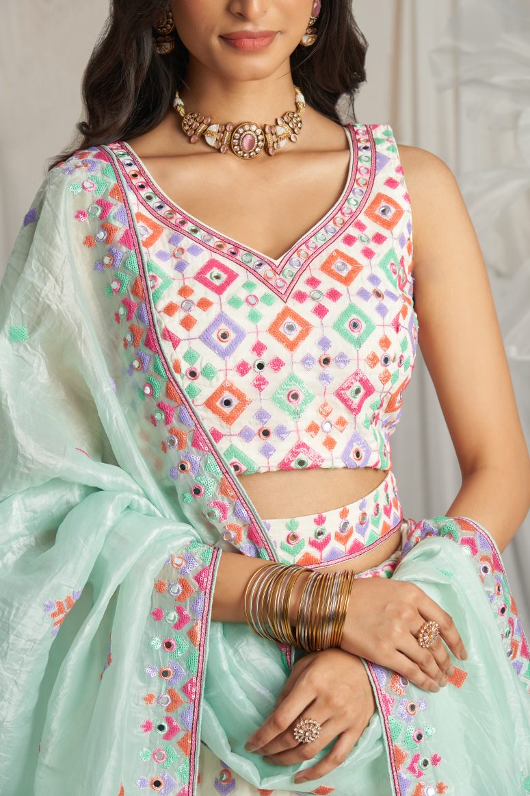 New Semi Stitiched Lehenga Choli