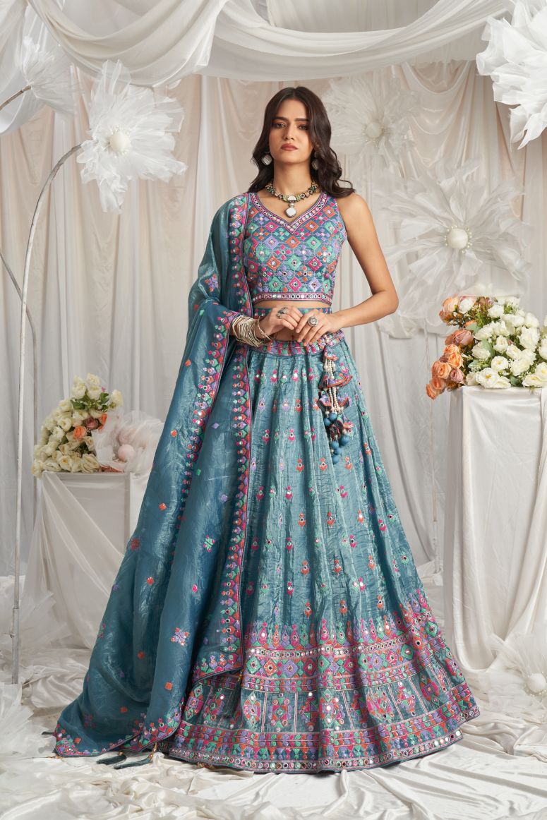 New Semi Stitiched Lehenga Choli