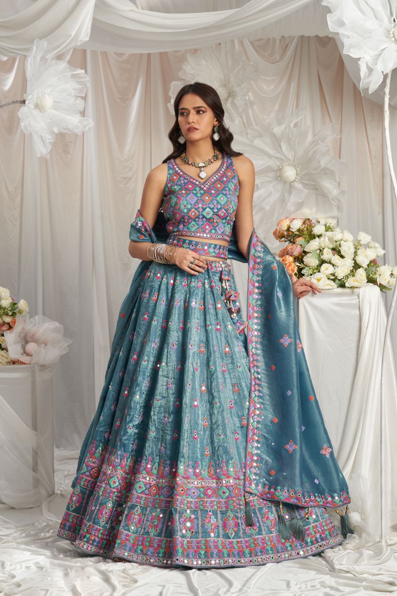 New Semi Stitiched Lehenga Choli