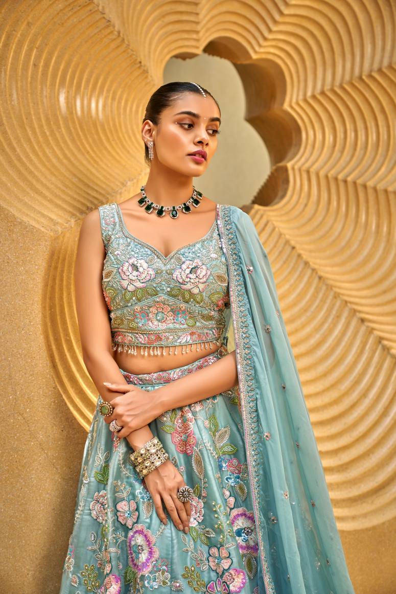 New Semi Stitiched Lehenga Choli