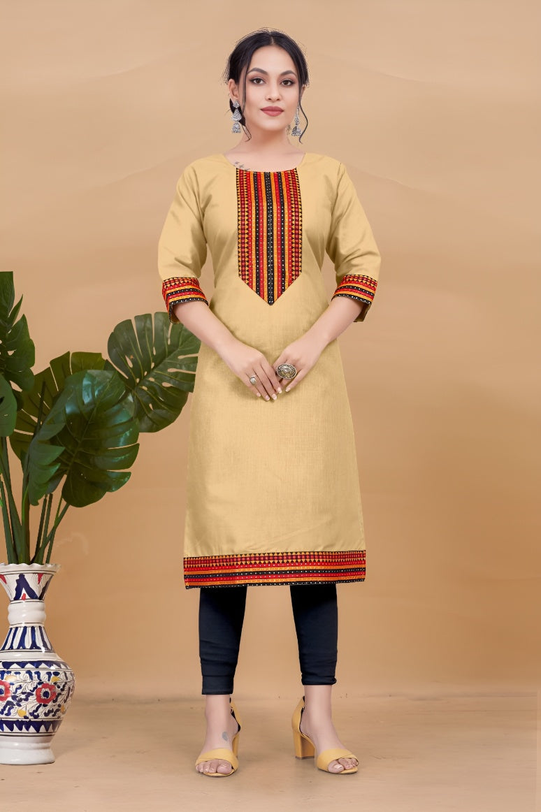 Latest Designer Cotton Readymade Kurti