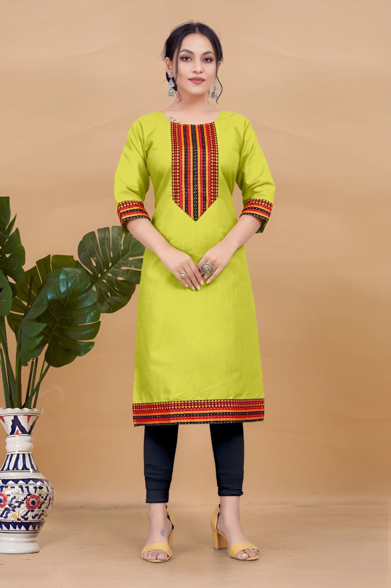 Latest Designer Cotton Readymade Kurti