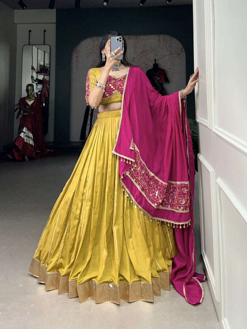 Latest Semi Stitched Lehenga Choli With Duppatta