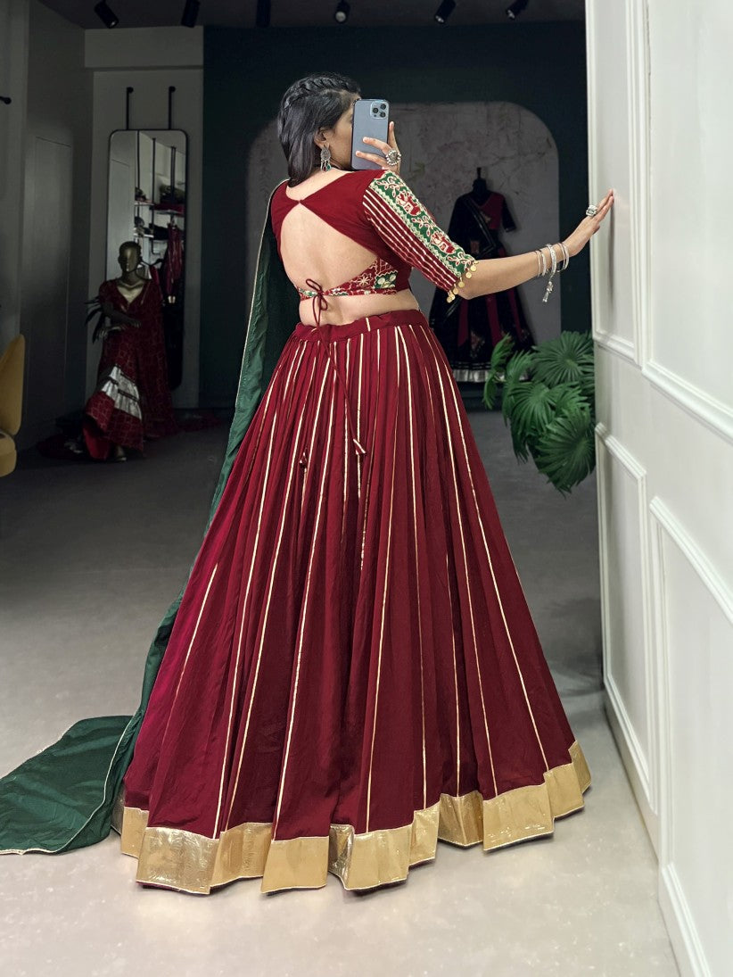 Latest Semi Stitched Lehenga Choli With Duppatta