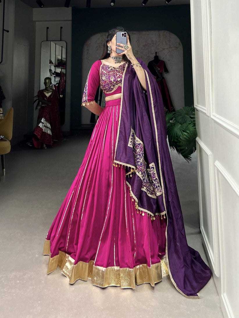 Latest Semi Stitched Lehenga Choli With Duppatta