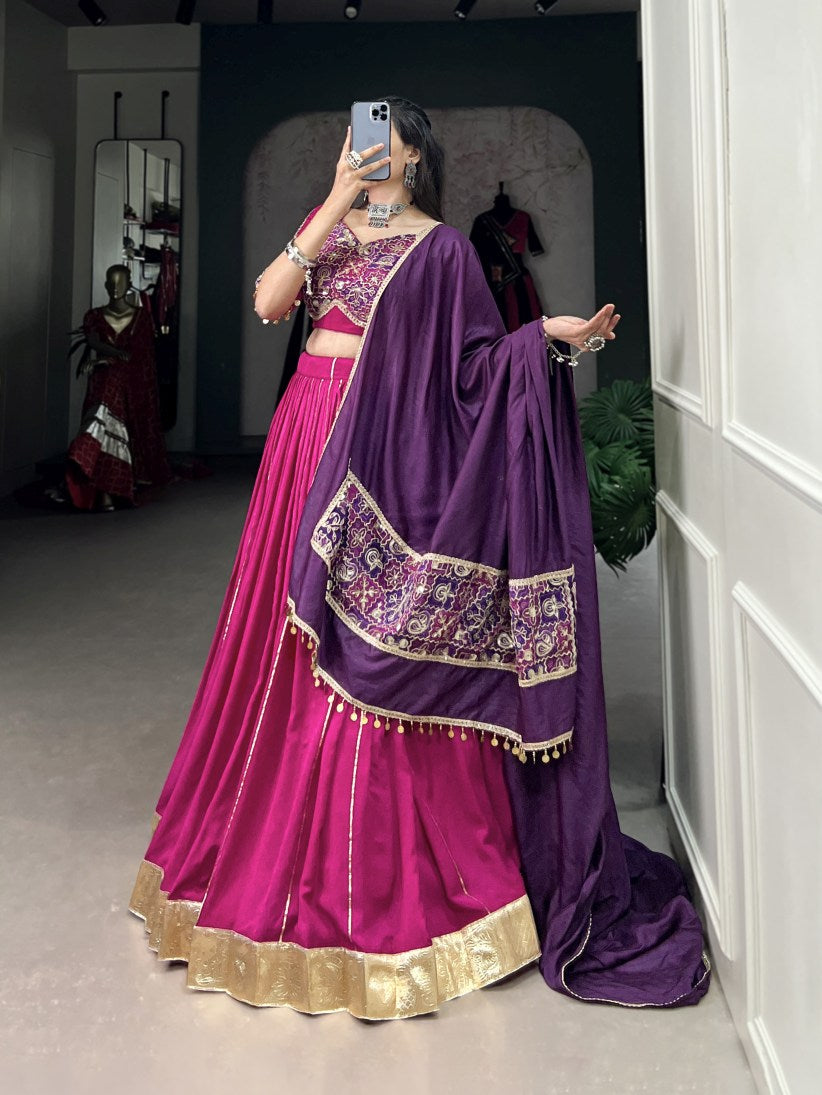 Latest Semi Stitched Lehenga Choli With Duppatta