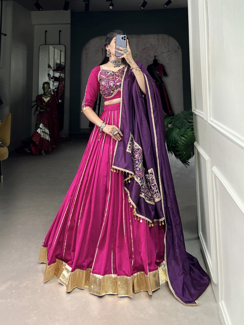 Latest Semi Stitched Lehenga Choli With Duppatta