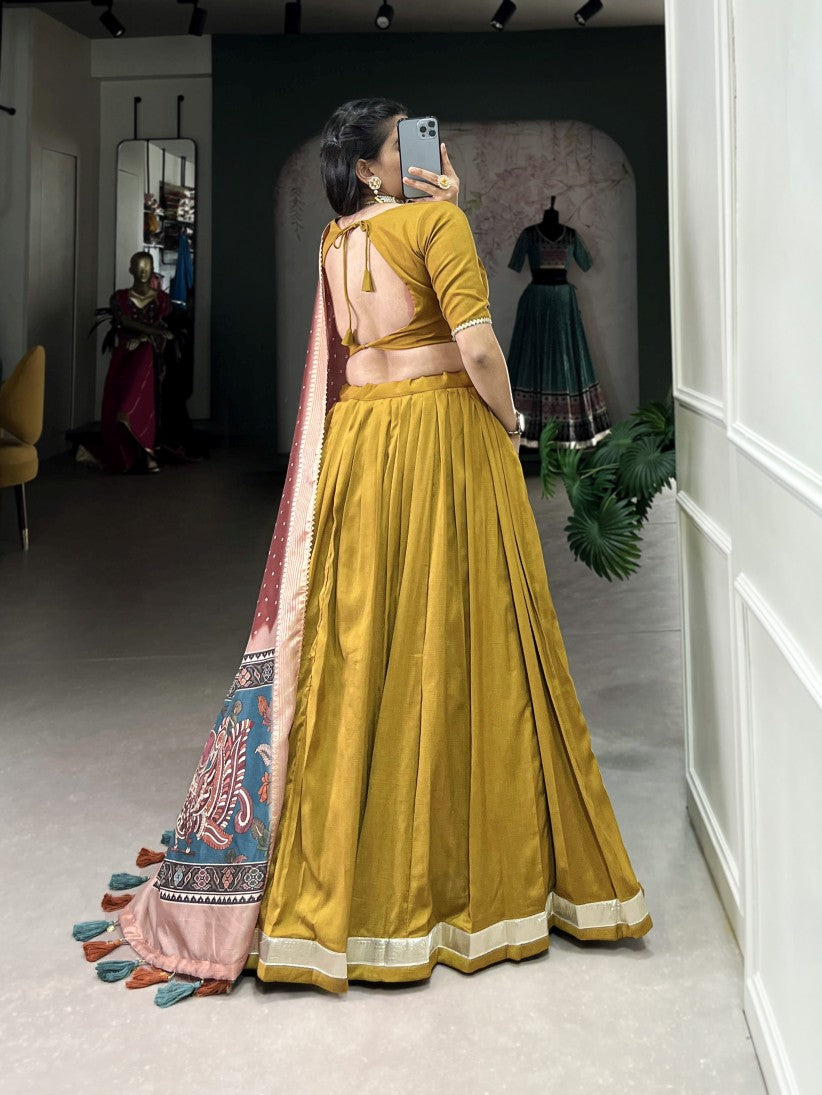 Latest Semi Stitched Lehenga Choli With Duppatta