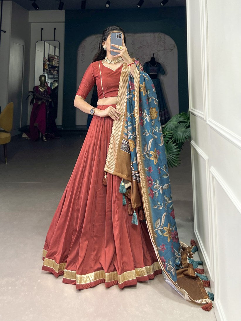 Latest Semi Stitched Lehenga Choli With Duppatta