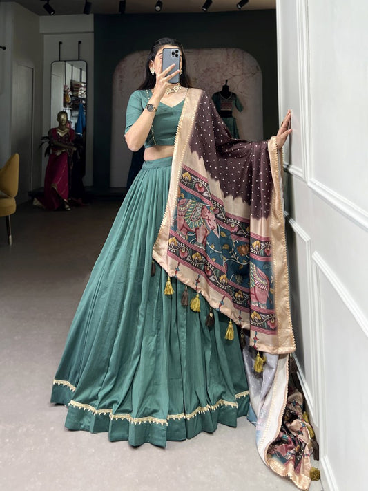 Latest Semi Stitched Lehenga Choli With Duppatta