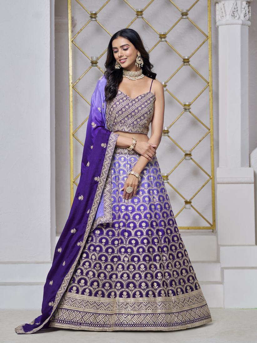 Latest Semi Stitched Lehenga Choli With Duppatta