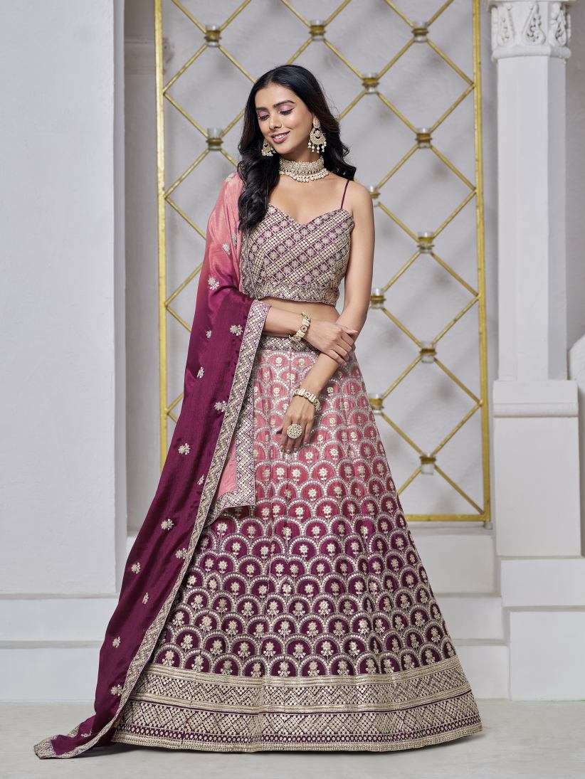 Latest Semi Stitched Lehenga Choli With Duppatta