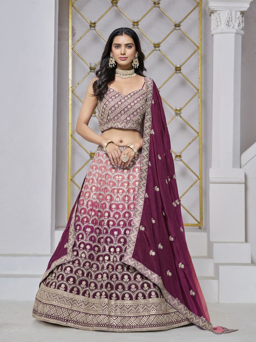 Latest Semi Stitched Lehenga Choli With Duppatta