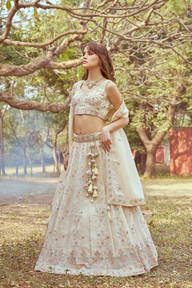 Latest Semi Stitched Lehenga Choli With Duppatta