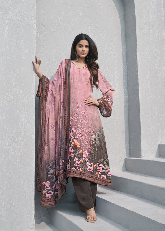 Semi Stitched Salwar Suit Material