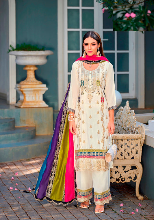 Semi Stitched Gharara/ Sharara Suits