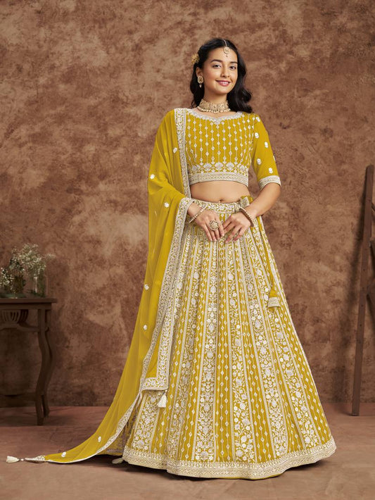 Latest Semi Stitched Lehenga Choli With Duppatta