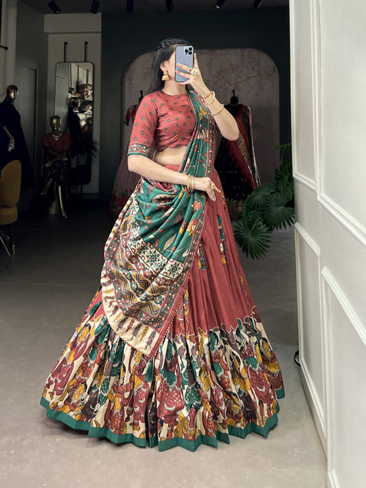 Latest Semi Stitched Lehenga Choli With Dupatta.