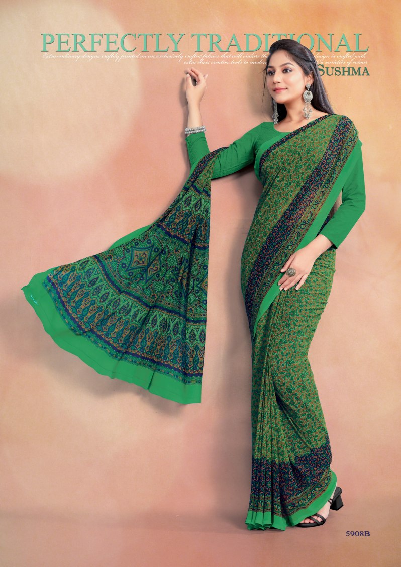 Georgette Silk Saree