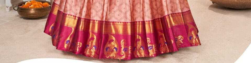 New Semi Stitiched Banarasi Lehenga Choli