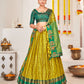 New Semi Stitiched Banarasi Lehenga Choli