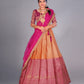 New Semi Stitiched Banarasi Lehenga Choli