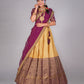 New Semi Stitiched Banarasi Lehenga Choli