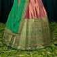 New Semi Stitiched Banarasi Lehenga Choli