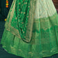 New Semi Stitiched Banarasi Lehenga Choli