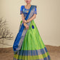 New Wedding and Festival Semi Stitiched Banarasi Lehenga Choli