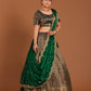 New Semi Stitiched Banarasi Lehenga Choli