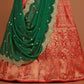 New Semi Stitiched Banarasi Lehenga Choli