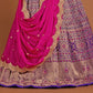 New Semi Stitiched Banarasi Lehenga Choli