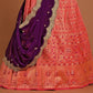 New Semi Stitiched Banarasi Lehenga Choli