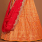 New Semi Stitiched Banarasi Lehenga Choli