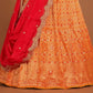 New Semi Stitiched Banarasi Lehenga Choli